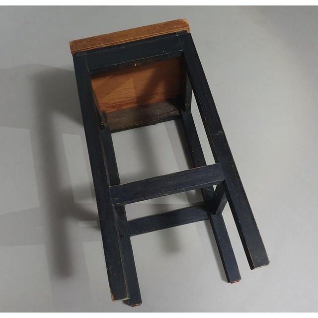 Oak Construction Stools, 1960s, Set of 3 For Sale - Image 18 of 18