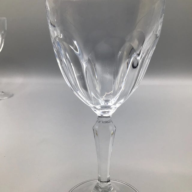 Cristal D’Arques Durand Washington Claret Crystal Wine Glasses-Set of 6 For Sale - Image 12 of 13