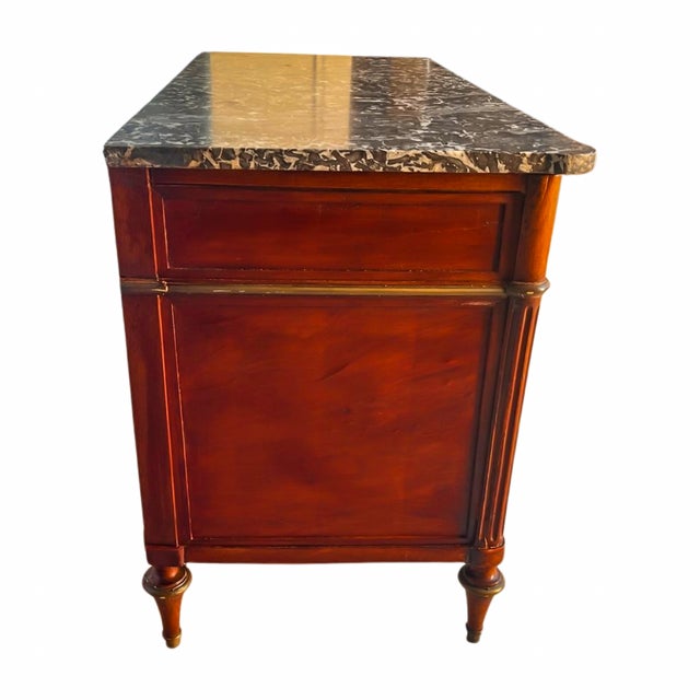 Brown 19th Century Louis XVI Commode For Sale - Image 8 of 13