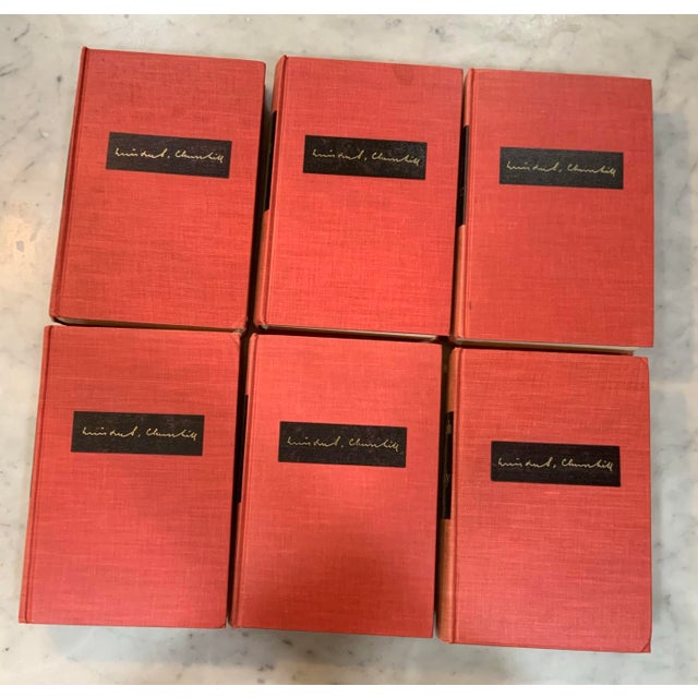 Winston Churchill the Second World War – Full 6 Volume Book Set, Houghton Mifflin - 1948-1953 a Must Have for World War II Buffs & Collectors! For Sale - Image 4 of 11