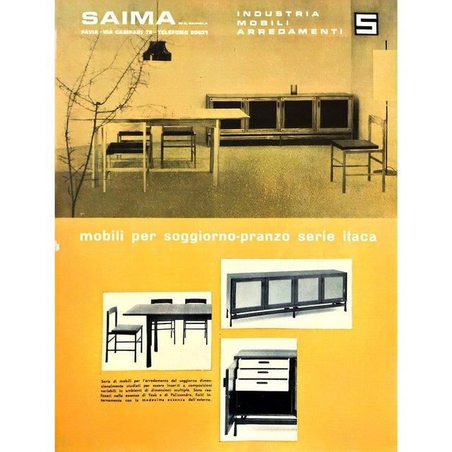Itaca Series Teak Sideboard from Saima, Italy, 1960s For Sale - Image 13 of 14
