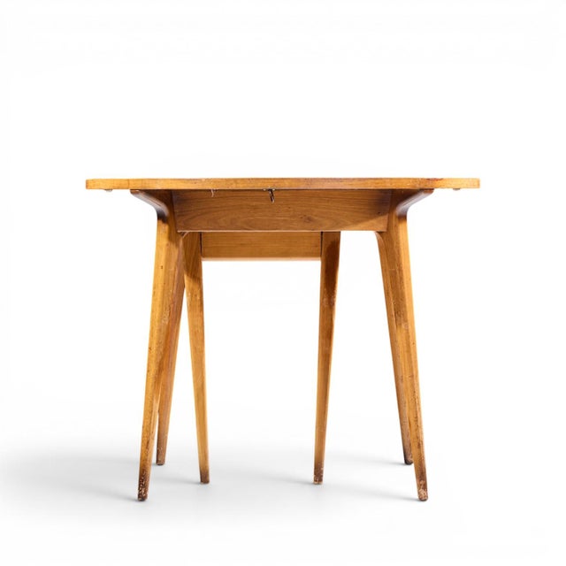 Mid 20th Century Bertha Schaefer for Singer and Sons Mid Century Walnut Dining Table With 4 Leaves For Sale - Image 5 of 18