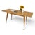 Mid-Century Modern Mid-Century Modern Coffee Table in Maple Veneer and Beech with Brass Legs, Germany, 1960s For Sale - Image 3 of 10