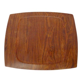 JHQ Dansk Attributed Solid Rosewood Serving Tray For Sale