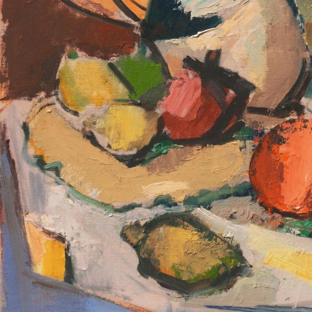 1960s 'Still Life' by Irving Smith, Worth Galleries, Palm Beach, Florida, Modernism For Sale - Image 5 of 7
