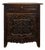 Breton Cabinet in Carved Oak with Door and Drawer For Sale