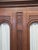 19th Century Antique French Provincial Wardrobe With Wire Grills and Interior Blue Curtains For Sale - Image 5 of 14