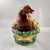 Figurative Saint Honore Les Bains Majolica French Hen on Basket Terrine For Sale - Image 3 of 12
