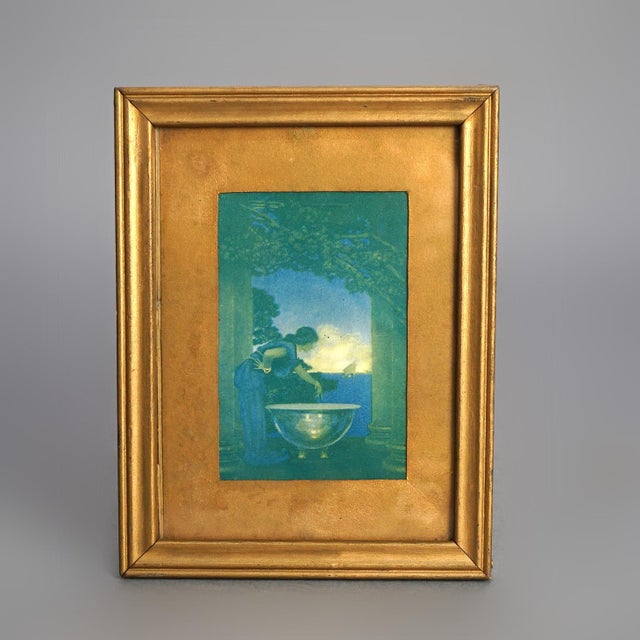 Three Art Deco Maxfield Parrish Prints Including “The Prince”, C1920 Measures - largest 13.25"h x 14"w x 3"d