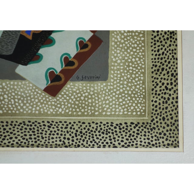 Gino Severini, Still Life, Lithograph, 1958, Framed For Sale - Image 4 of 12