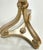 Nancy Corzine Silver Leaf Carved Wood Floor Lamp, Adjustable Height For Sale - Image 10 of 11