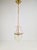 Vintage Brass and Mounted Glass Hundi Lantern Bell Lamp, 1950s For Sale - Image 6 of 13