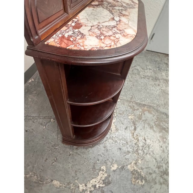 Louis-Jean-Sylvestre Majorelle Art Nouveau Marble Top Sideboard/Cabinet, 19th Century For Sale - Image 13 of 13