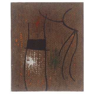After Joan Miro, Abstract Woman, 1965, Lithograph For Sale