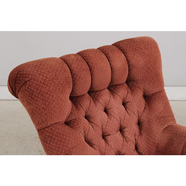 Textile Stickley Leopold Upholstered Armchair For Sale - Image 7 of 17