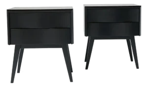 Pair of “Wave” Side Tables by Edmond Spence