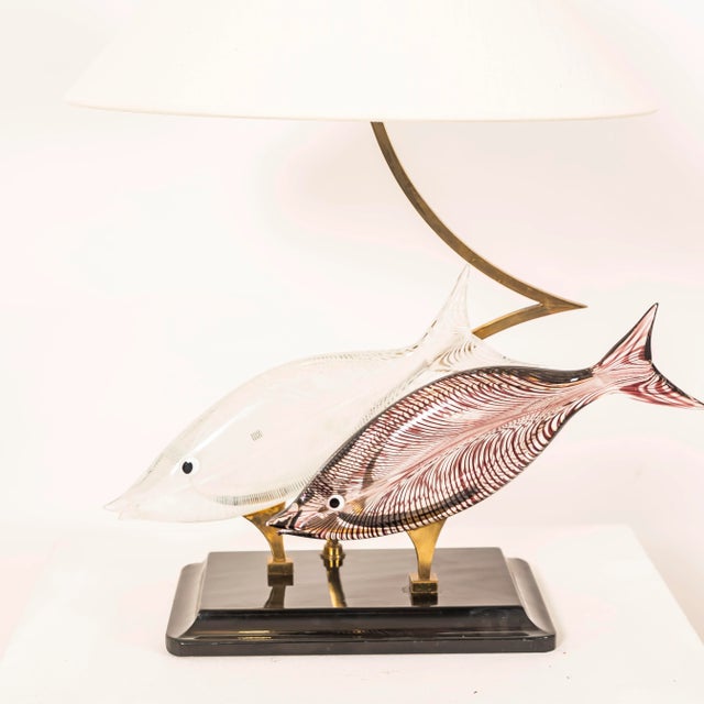 Murano Glass Lamp by Licio Zanetti, Italy, 1970s For Sale - Image 10 of 15