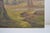 French French School of the 20th Century “Landscape at the Pond” Oil on Canvas For Sale - Image 3 of 12