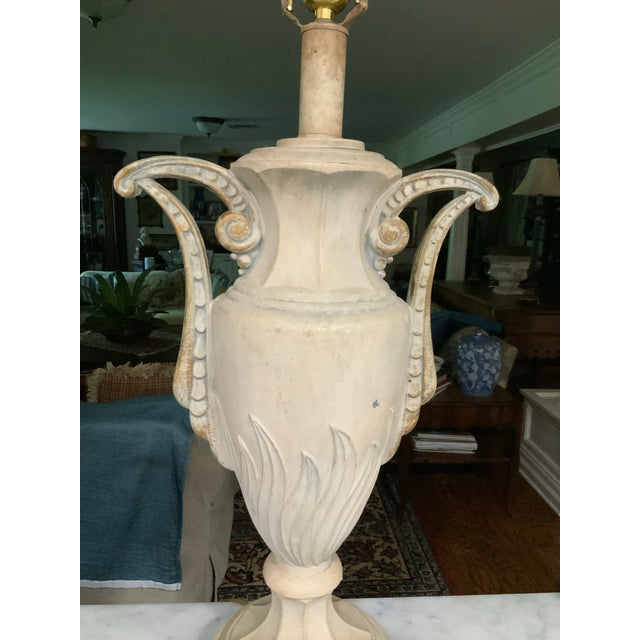 Metal Pair of Vintage Neoclassical Empire Urn Table Lamps – Substantial Size Cast Metal & Genuine Patina for a Number of Decor Styles - See Pics! For Sale - Image 7 of 10