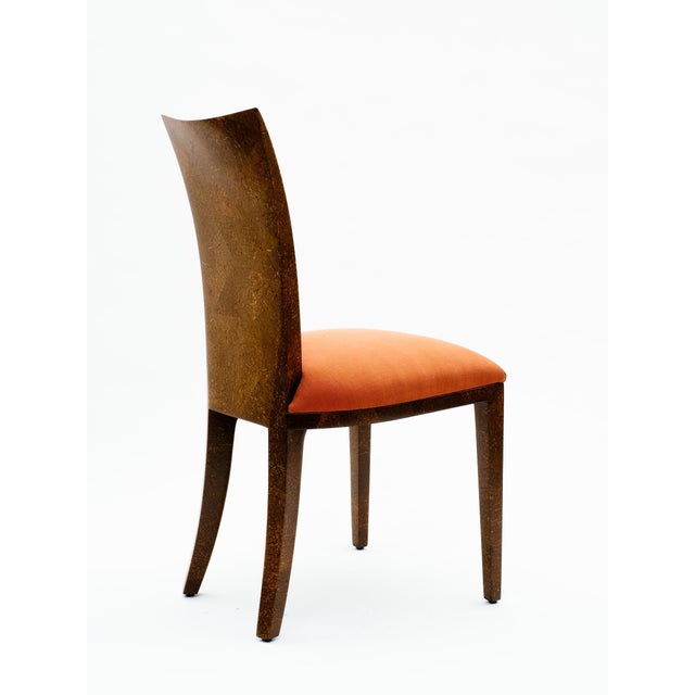 Shell 1990s Coconut Shell & Mother of Pearl Inlay Chairs - A Pair For Sale - Image 7 of 10