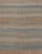 Ivory Vintage Turkish Kilim Runner Pastel Stripes Ivory Blue Beige Wool Rug For Sale - Image 8 of 11