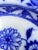 Blue Early 20th Century English Blue Onion Flow Blue Plate For Sale - Image 8 of 8