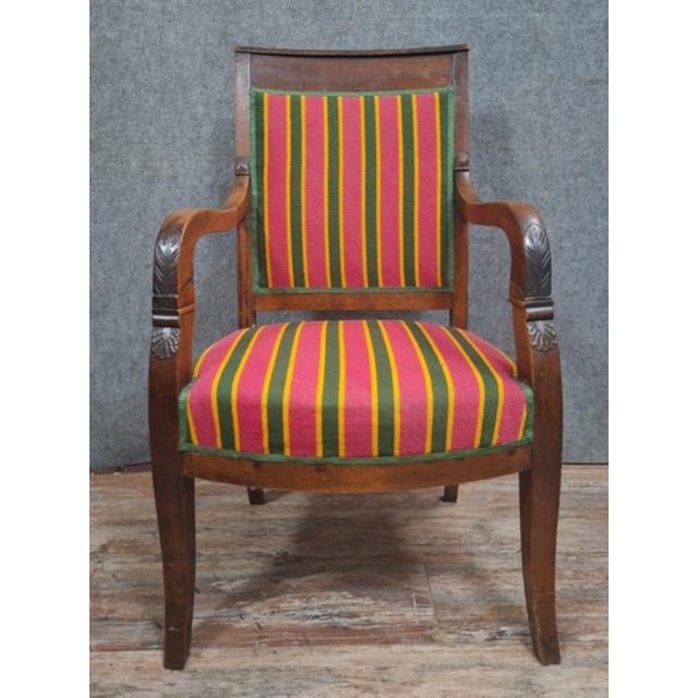 Empire Office Chair in Walnut For Sale - Image 9 of 9