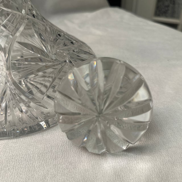 Glass Vintage Ship’s Decanter For Sale - Image 7 of 10