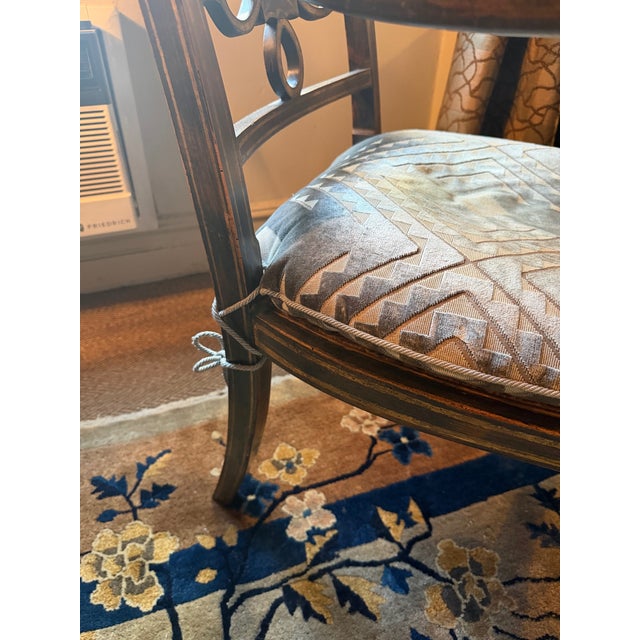 19th Century English Regency Painted Chair For Sale - Image 4 of 6