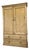 19th Century English Pine Linen Press For Sale