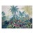 36" * H108" * 4ps, Hand Painted Lush Tropical Botanical Wallpaper, Vintage Tropical Jungle Mural For Sale