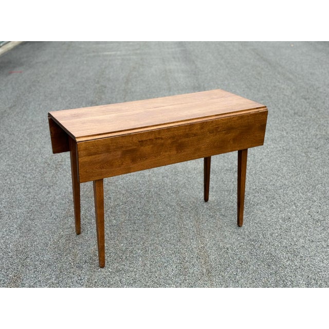 Vintage 1960s Maple Wood Drop Leaf Table Chairish
