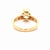 Metal 1.70 Carat J/I1 Oval Diamond and Floating Diamond Shank Engagement Ring, Size 7.25 For Sale - Image 7 of 8
