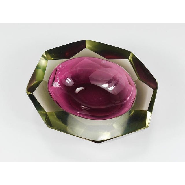 1960s Caviar Murano Glass Diamond Bowl from Seguso, 1960s For Sale - Image 5 of 16