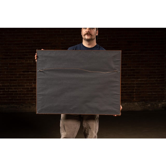 Metal Late 19th Century Painted Tin Fountain Tobacco Advertising Sign For Sale - Image 7 of 7