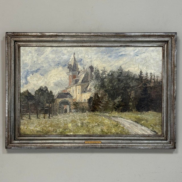 19th Century Framed Oil Painting on Canvas by Leon Philippet (1843-1906) For Sale In Dallas - Image 6 of 15