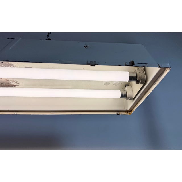 Vintage Industrial Hanging Tube Light from Famor, 1970s For Sale - Image 17 of 18