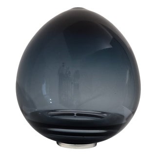 Murano Sommerso Glass Orb Sculpture by Paolo Crepax, Italy, 1980s-1990s For Sale