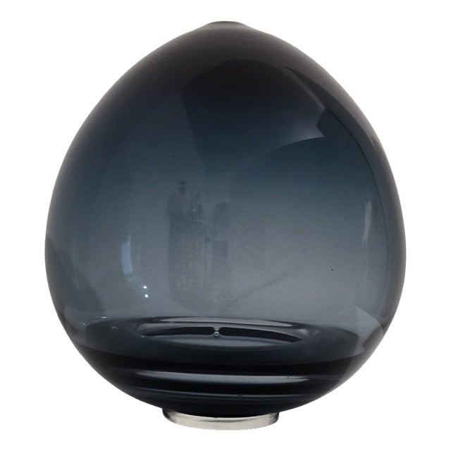 Murano Sommerso Glass Orb Sculpture by Paolo Crepax, Italy, 1980s-1990s For Sale