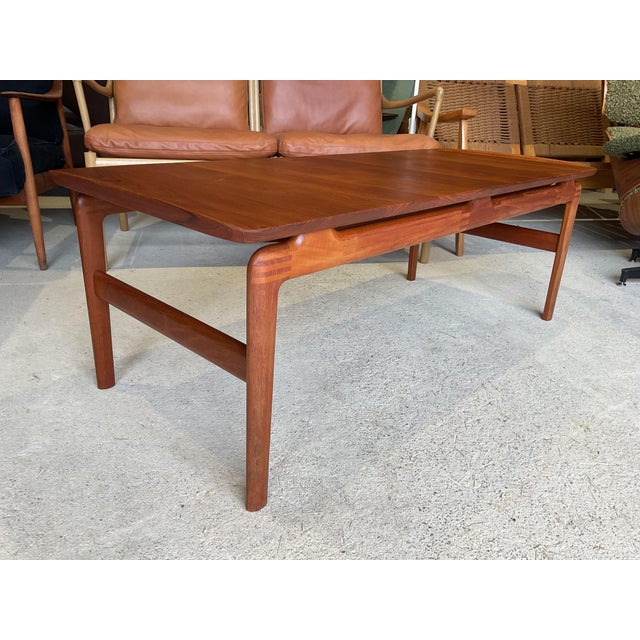 Teak Model 640 Coffee Table by Peter Hvidt & Orla Mølgaard-Nielsen for France & Søn For Sale - Image 13 of 18