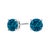 Imbued with the ethereal glow of ocean blues, these 2.00 cttw blue lab-grown diamond stud earrings are a symphony of...
