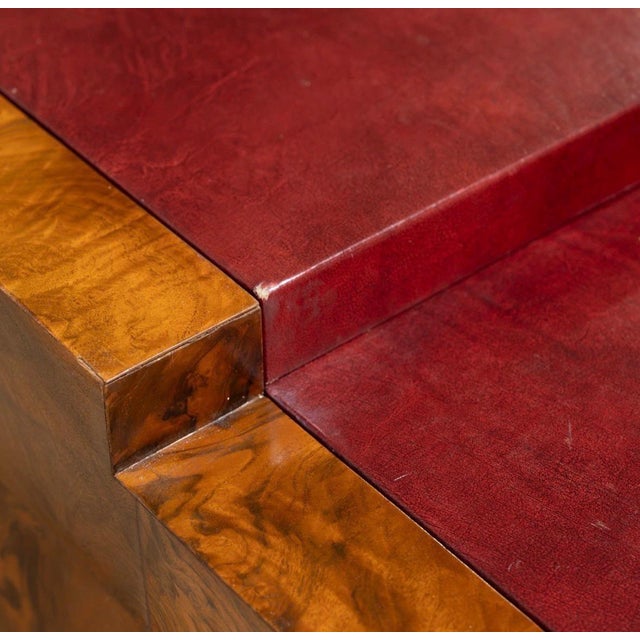 1970s Paul Evans Cityscape Patchwork Burl Desk For Sale In Boston - Image 6 of 14