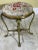 Vintage Brass Suzani Foot Stool For Sale - Image 4 of 13