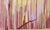Abstract Intervals by Hadley Rampton | Oil on Canvas Landscape with trees and shadows. For Sale - Image 3 of 4