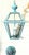 Exquisite Vintage Verdigris Solid Brass & Hanging Lantern / Chandelier For Sale - Image 11 of 14