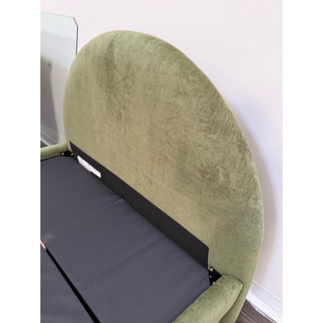 Full Size Williams-Sonoma for West Elm Elora Arched Upholstered Bed With Trundle For Sale - Image 11 of 12