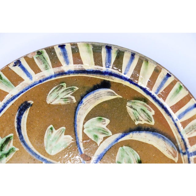 Vintage Handmade Clay Bowl or Plate, 1930s For Sale - Image 13 of 18