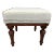 Neutral Kilim Upholstered Footstool Ottoman For Sale