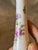 antique German porcelain column candlestick, beautifully handcrafted by the renowned Sächsische Porzellanmanufaktur Carl...