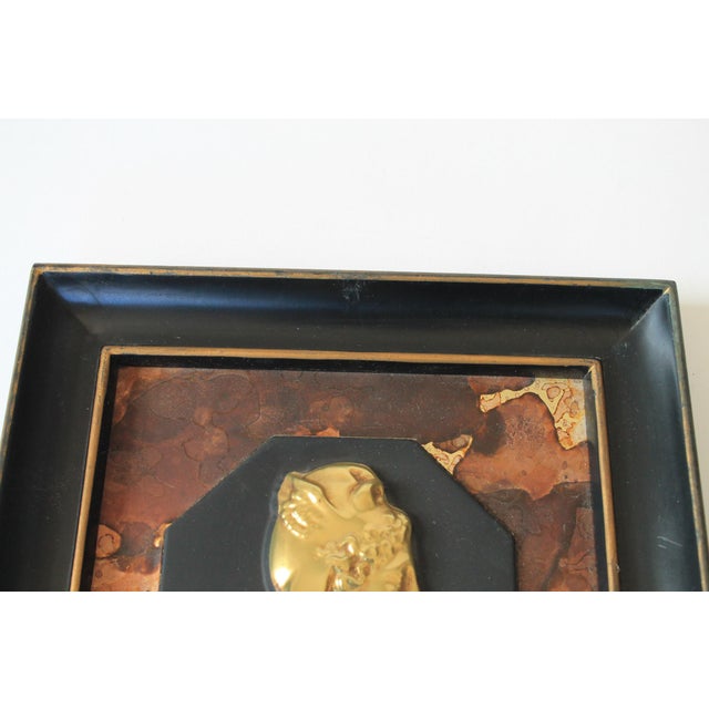 Black Framed Vintage Silhouette Art Pieces - A Pair For Sale - Image 8 of 12